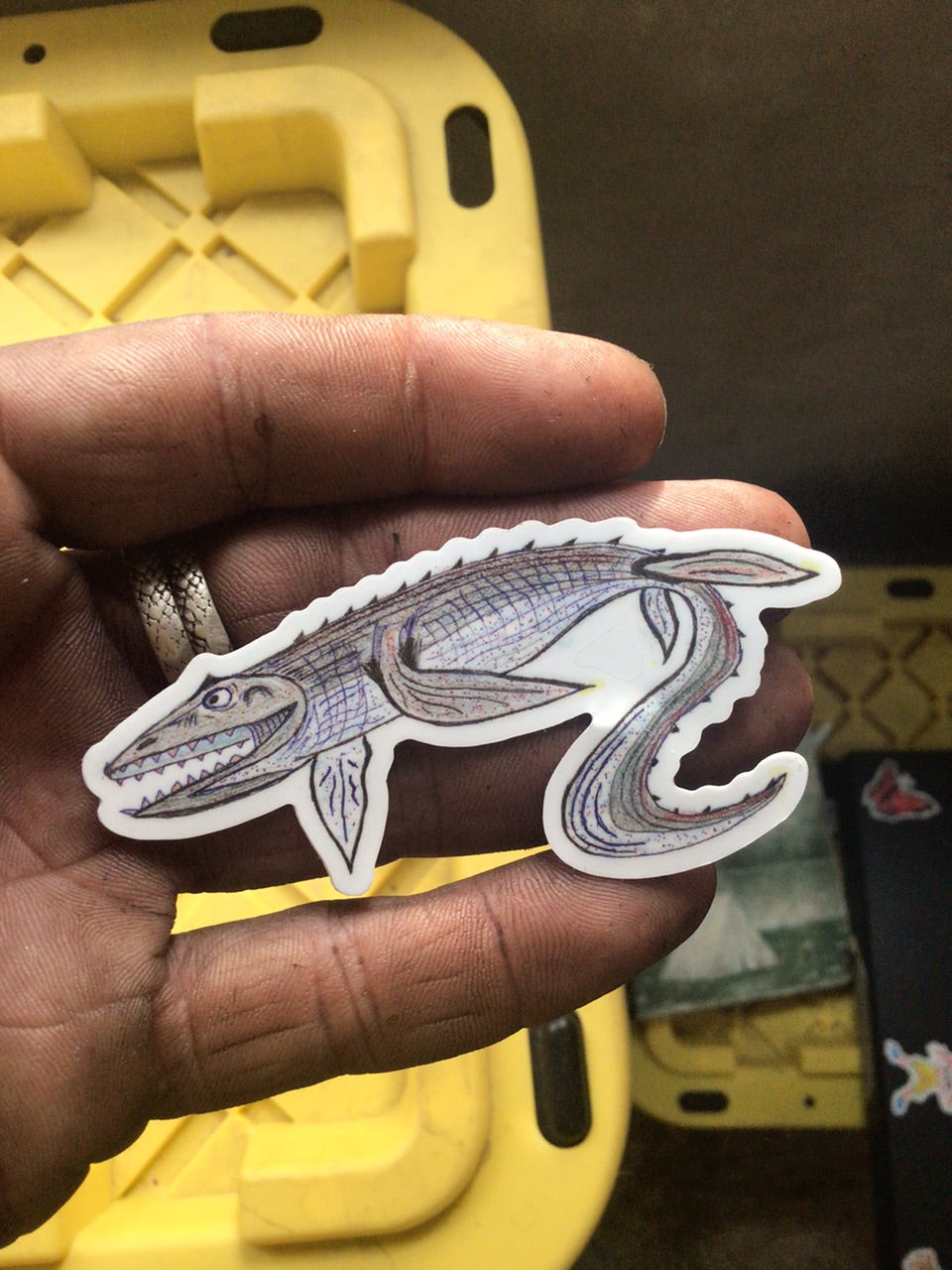 3 Inch Mosasaur Sticker