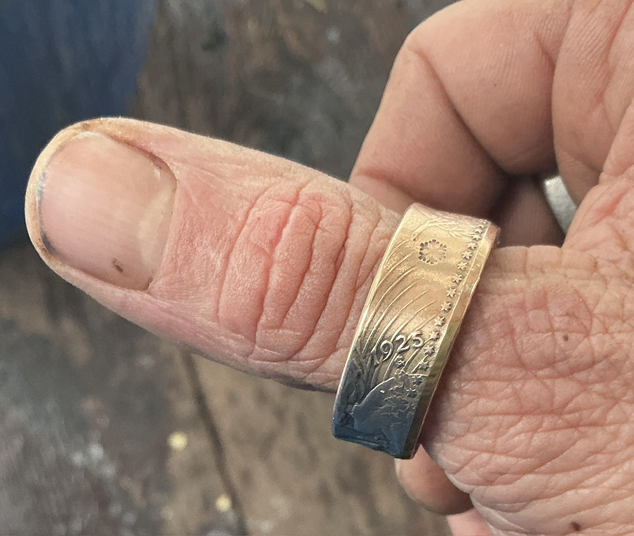 $20 GOLD Saint-Gaudens Coin Ring…Size 12 1/4