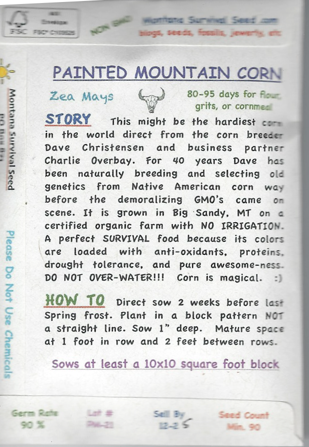 CORN, PAINTED MOUNTAIN