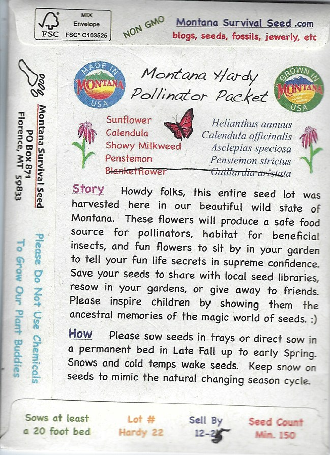 MONTANA HARDY SURVIVAL SEED COLLECTION
