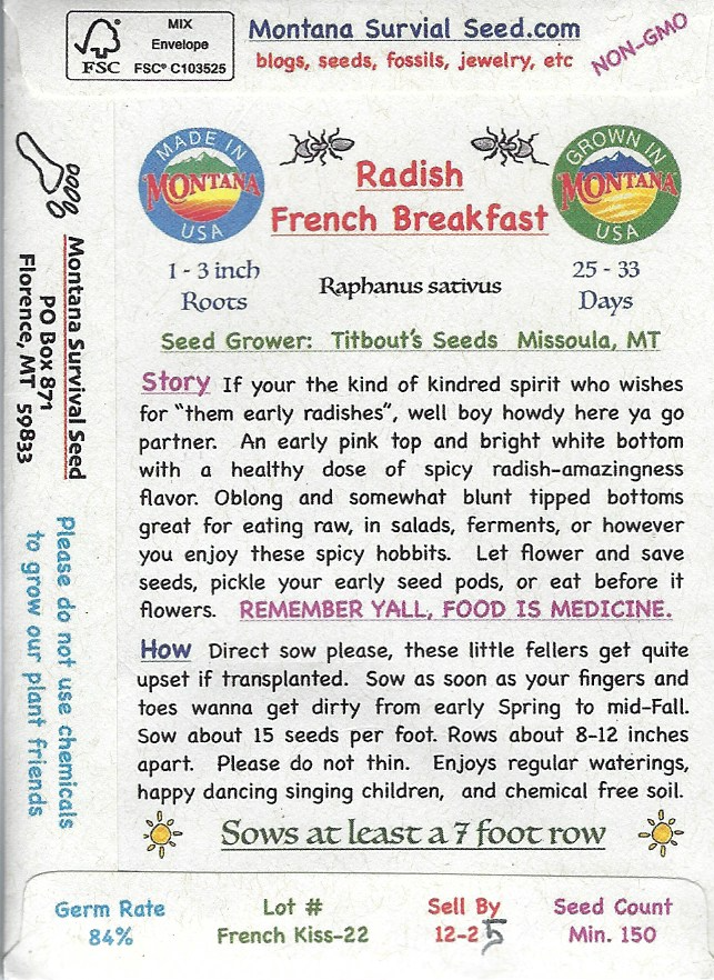 Radish, French Breakfast