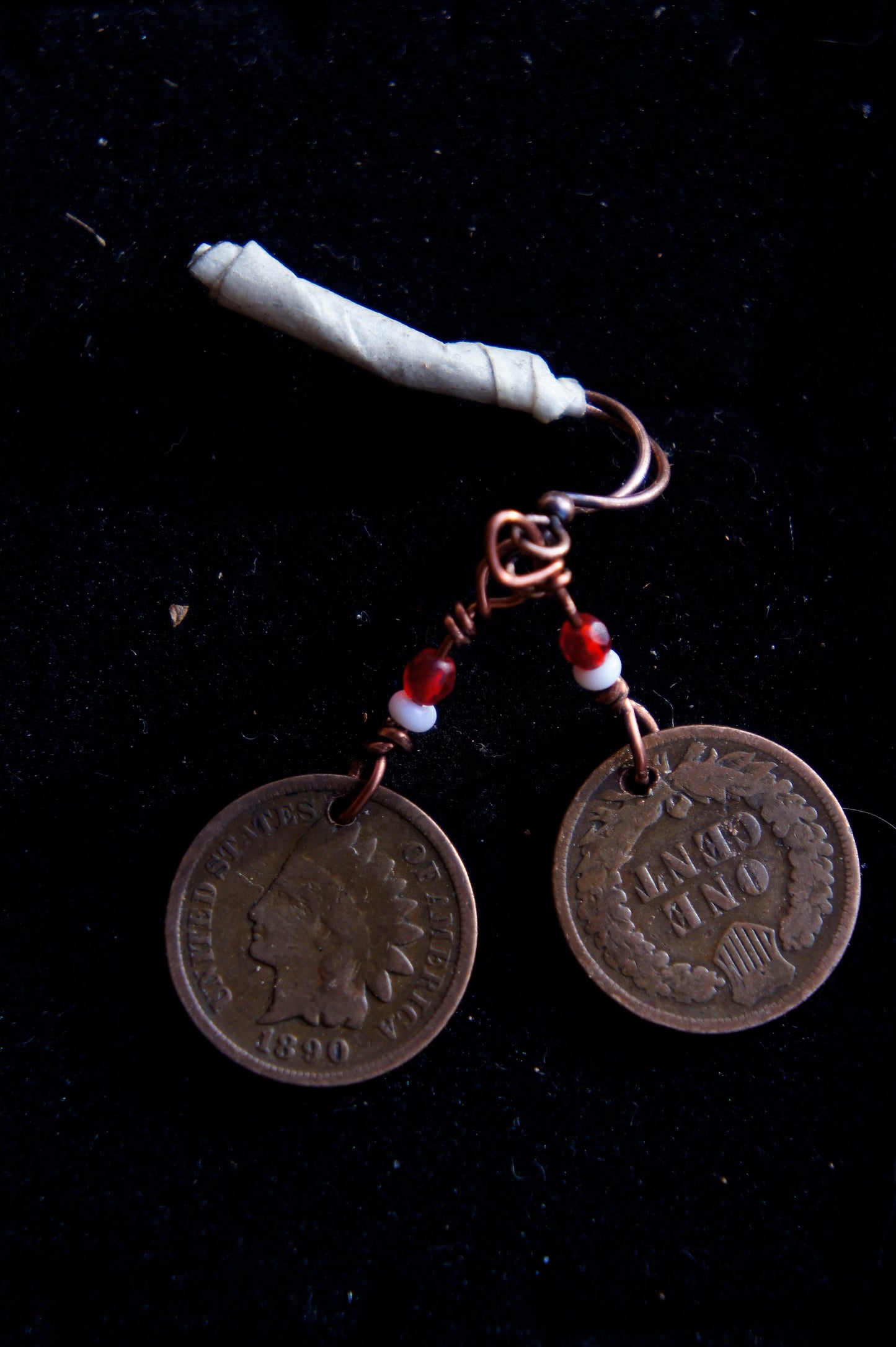 1890 Indian Head Cent Ear Ring