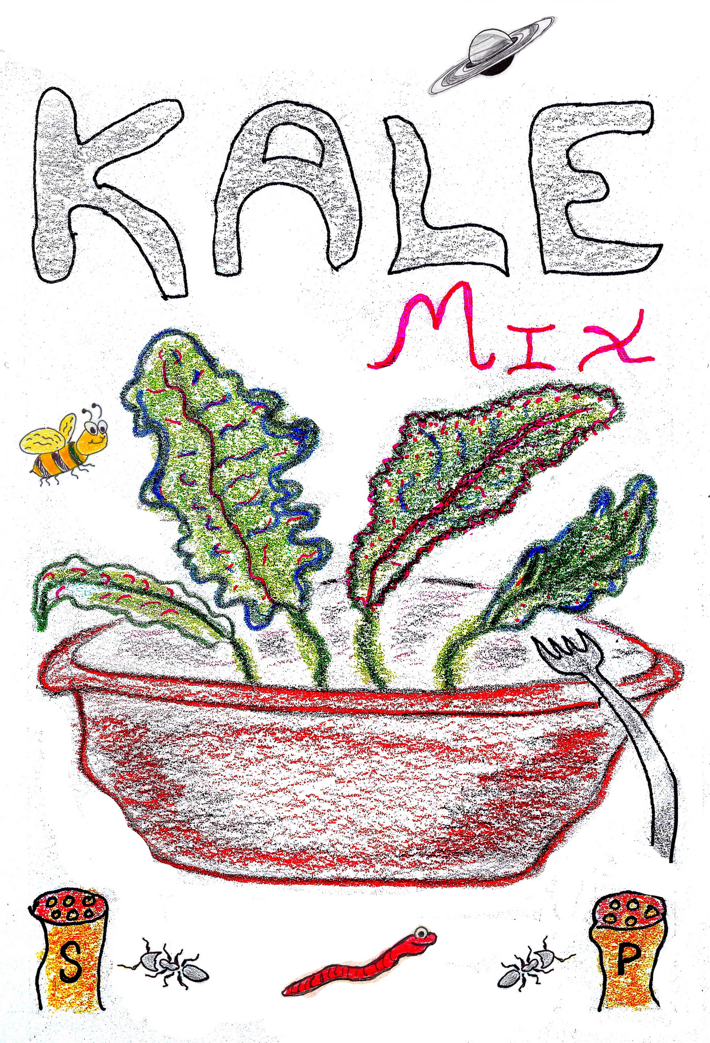 KALE, WILD GARDEN MIX