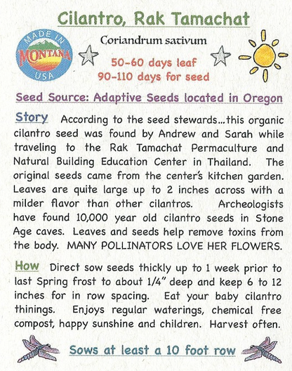 Cilantro, Rak Tamachat