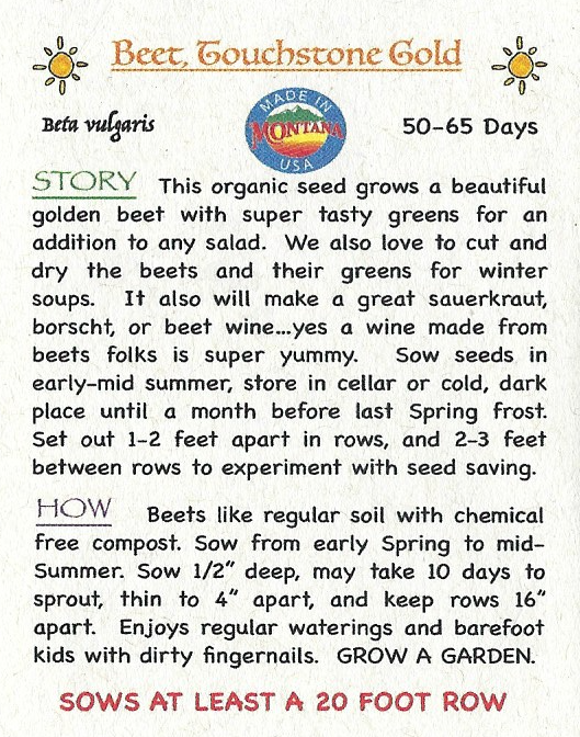 Beet, Touchstone Gold