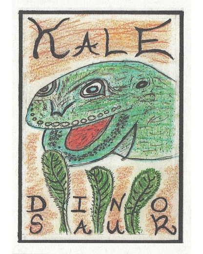 Kale Dino, Dazzling Blue