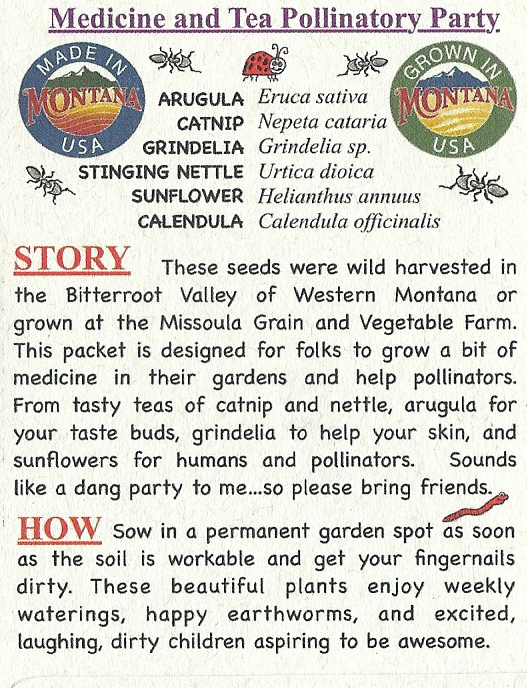 Medicine and Tea Pollinator Party