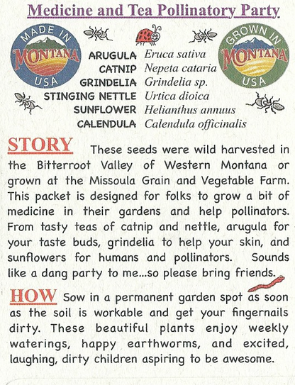 Medicine and Tea Pollinator Party