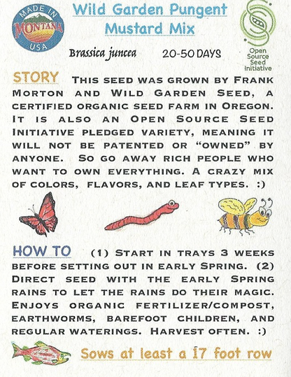 Mustard, Wild Garden Pungent