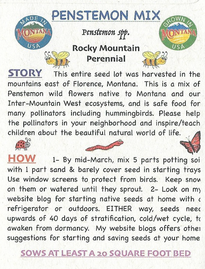 Penstemon Mix, Wild