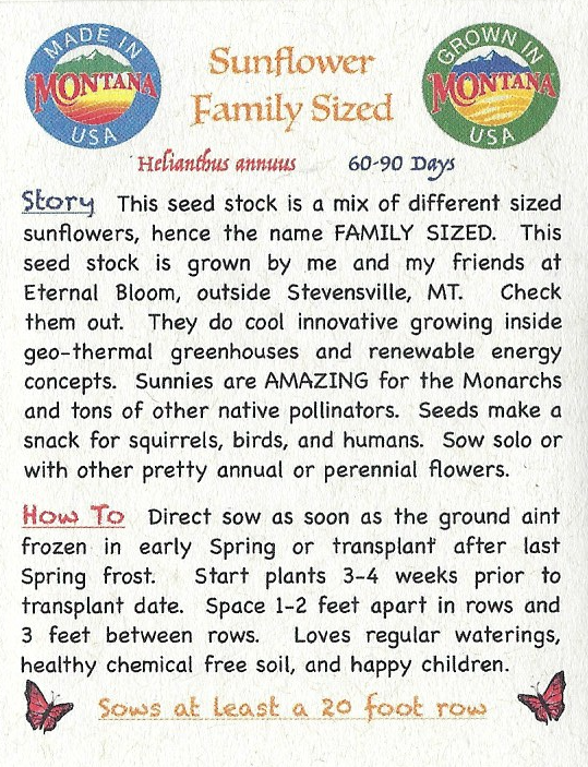 Sunflower, Family Sized Mix