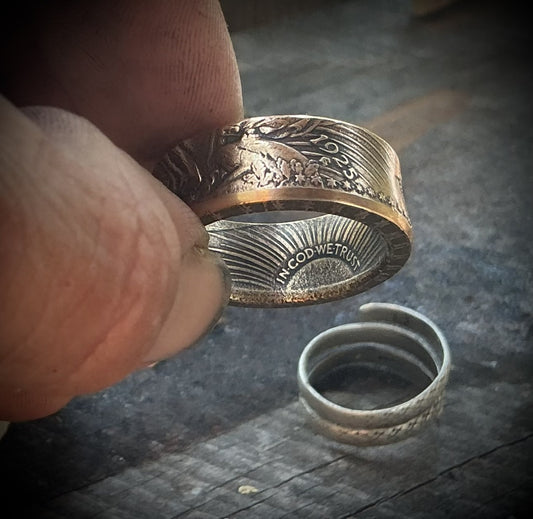 $20 GOLD Saint-Gaudens Coin Ring…Size 12 1/4