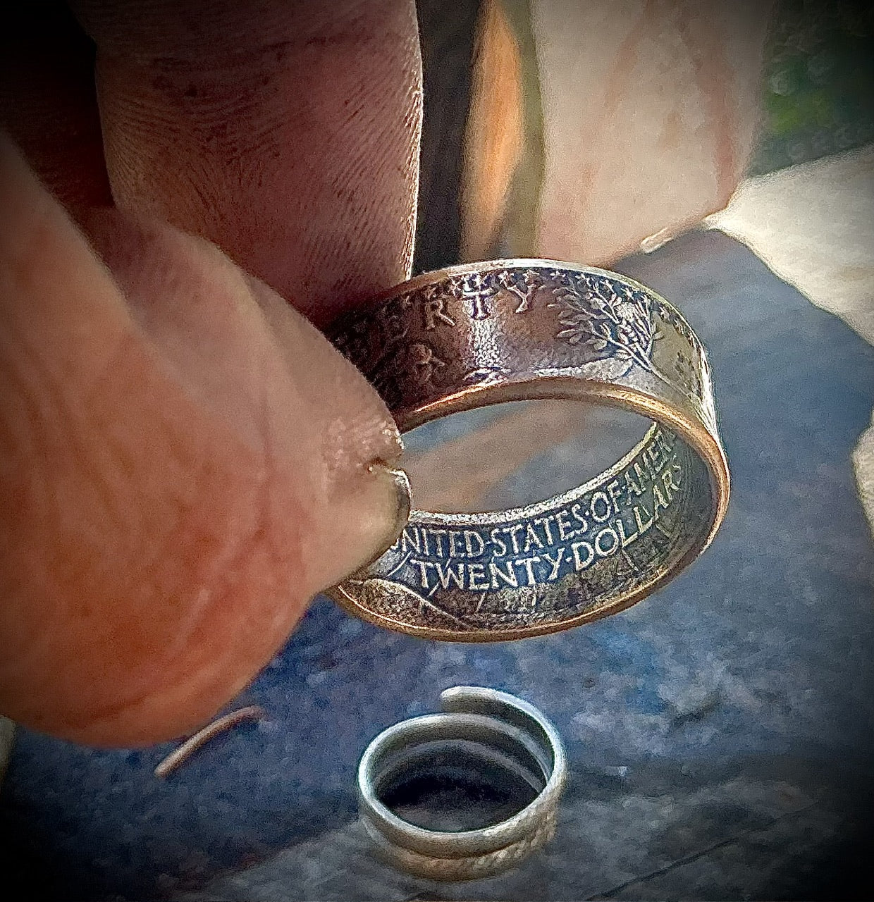 $20 GOLD Saint-Gaudens Coin Ring…Size 12 1/4