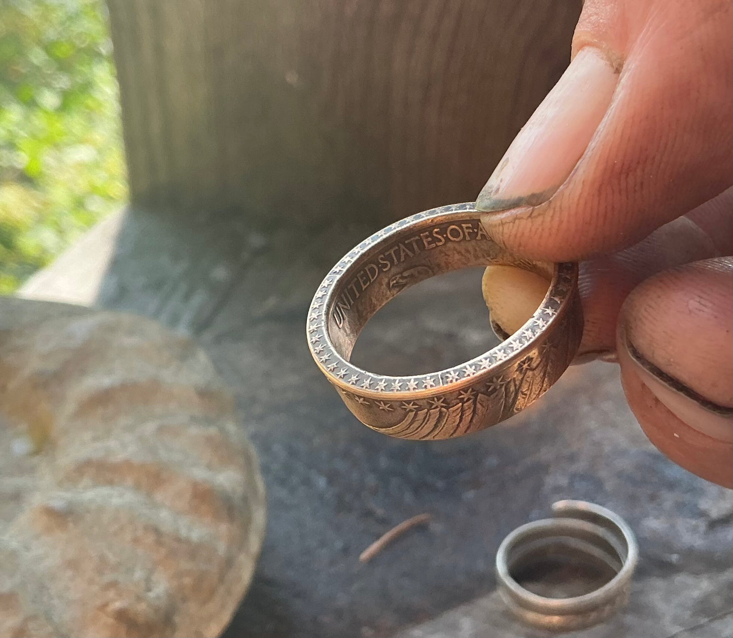 1932 — $10 Gold Eagle Coin Ring…size 10