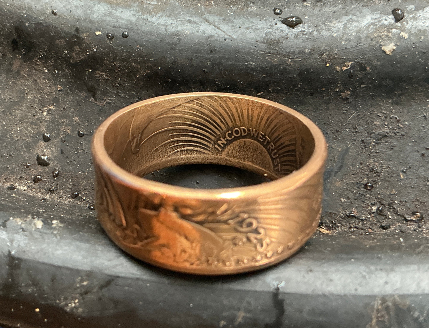 $20 GOLD Saint-Gaudens Coin Ring…Size 12 1/4