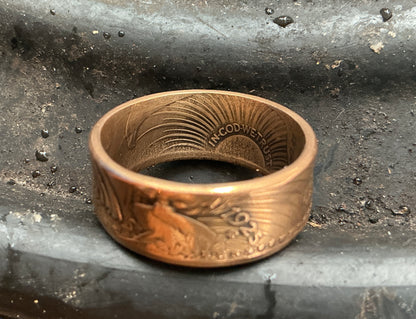 $20 GOLD Saint-Gaudens Coin Ring…Size 12 1/4