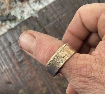 $20 GOLD Saint-Gaudens Coin Ring…Size 12 1/4