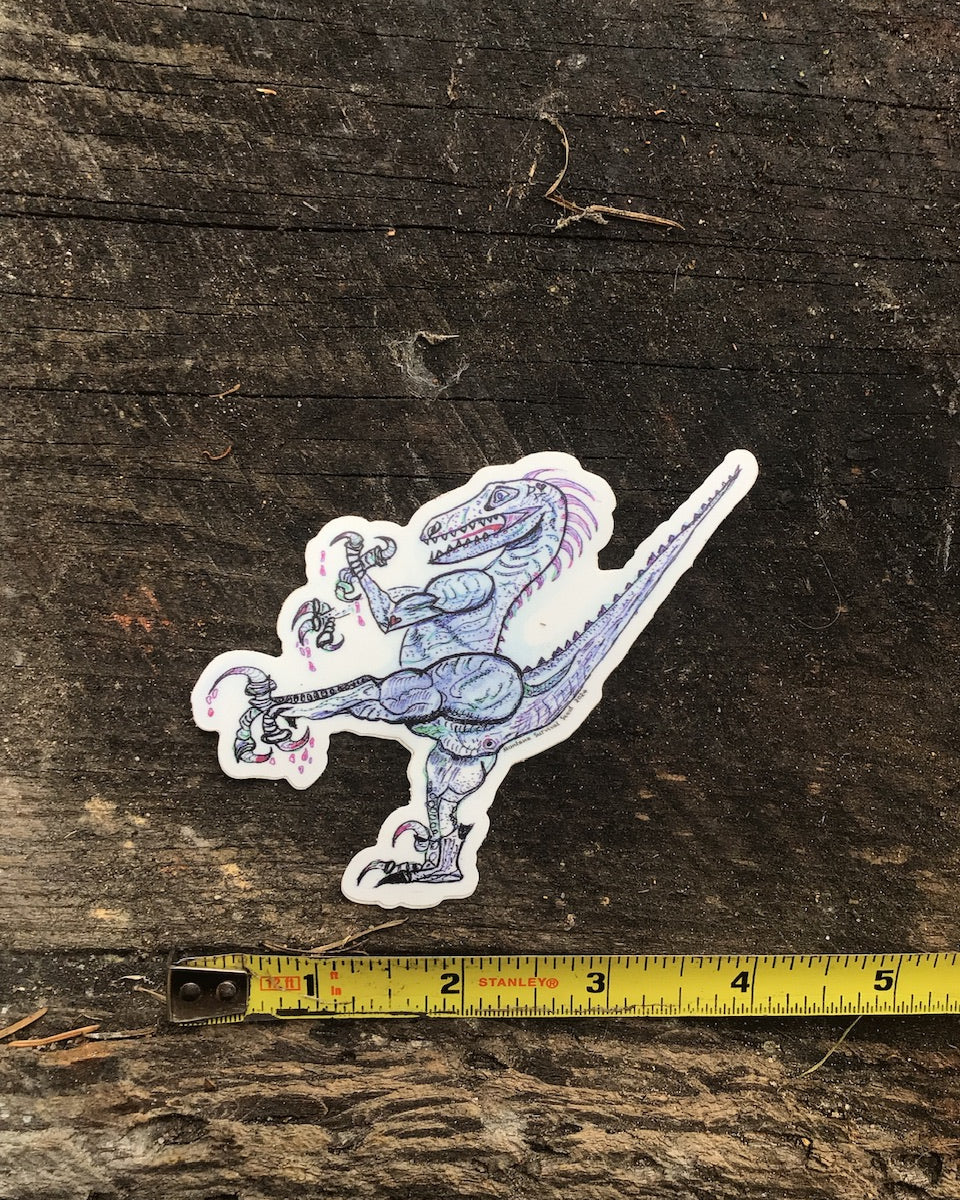 Not A Raptor Sticker 4 inch Raptor – Montana Survival Seed