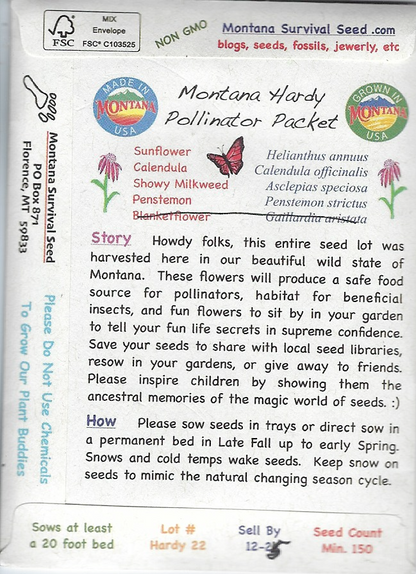 MONTANA HARDY SURVIVAL SEED COLLECTION