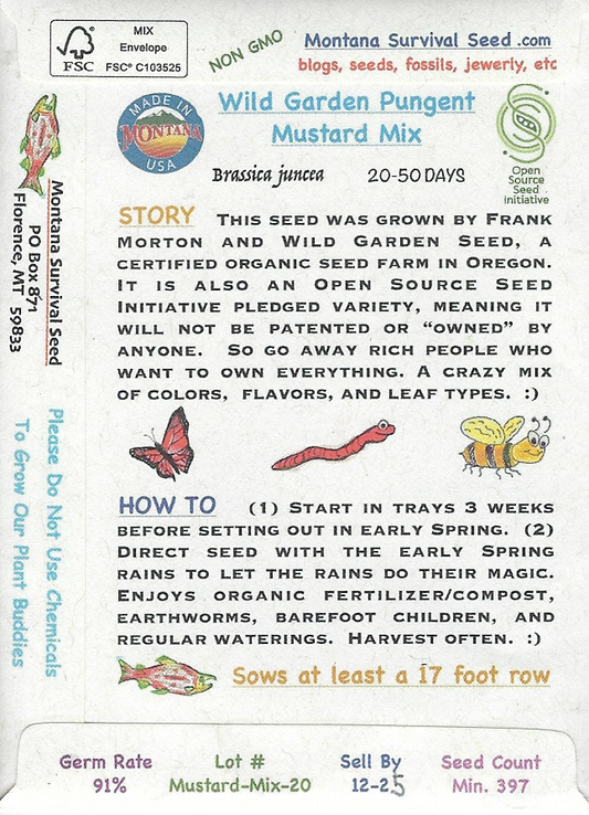 MUSTARD, WILD GARDEN PUNGENT