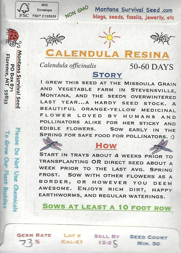 CALENDULA RESINA