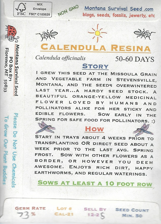 CALENDULA RESINA